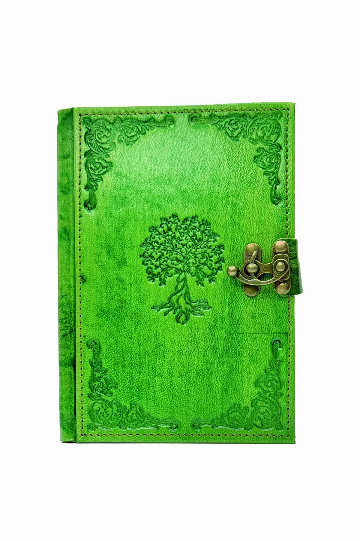 Hakiki Deri El Yapımı Defter - HAYAT AĞACI