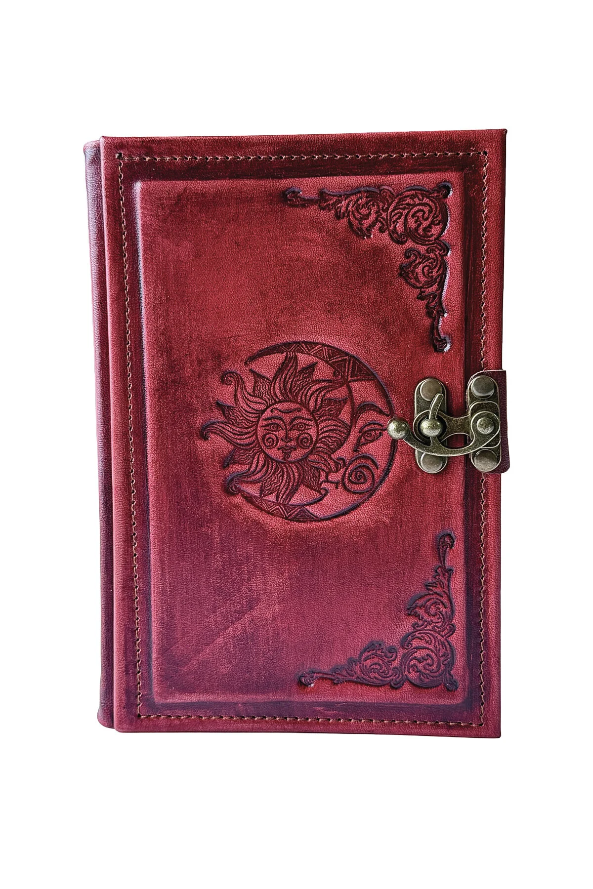 Hakiki Deri El Yapımı Defter – ZAMANIN DENGESİ (Eskitme Detaylı)