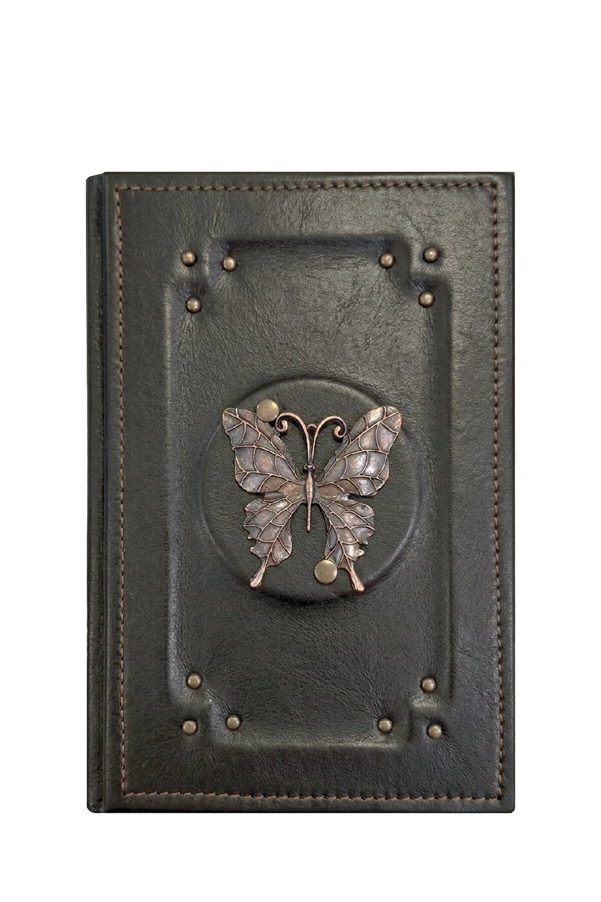 Hakiki Deri El Yapımı Defter – GİZEMLİ KANATLAR (Gece Serisi)