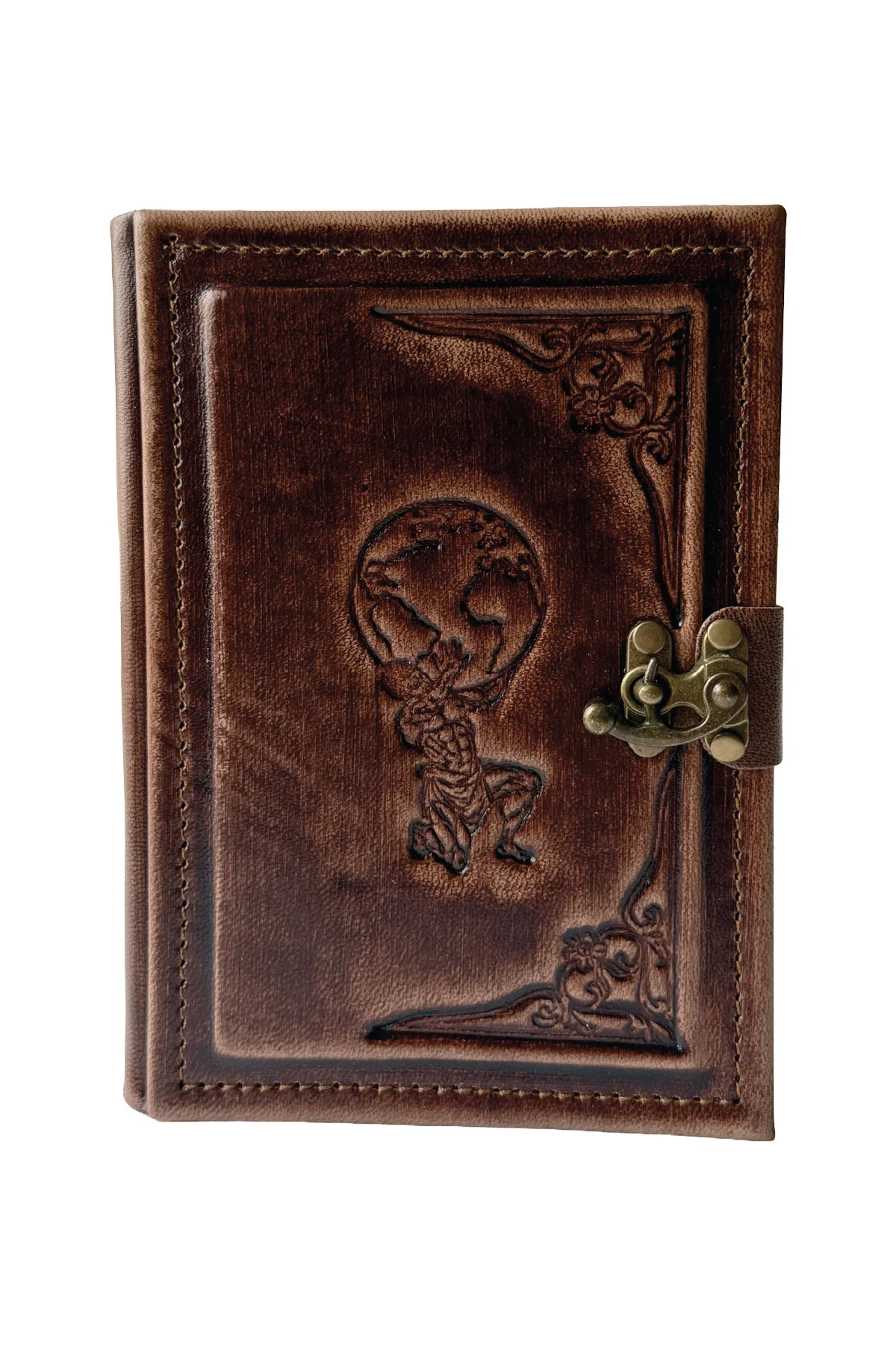 Hakiki Deri El Yapımı Defter – KADİM ATLAS